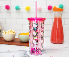 Sanrio Hello Kitty Expressions Carnival Cup With Lid and Straw | Holds 20 Ounces