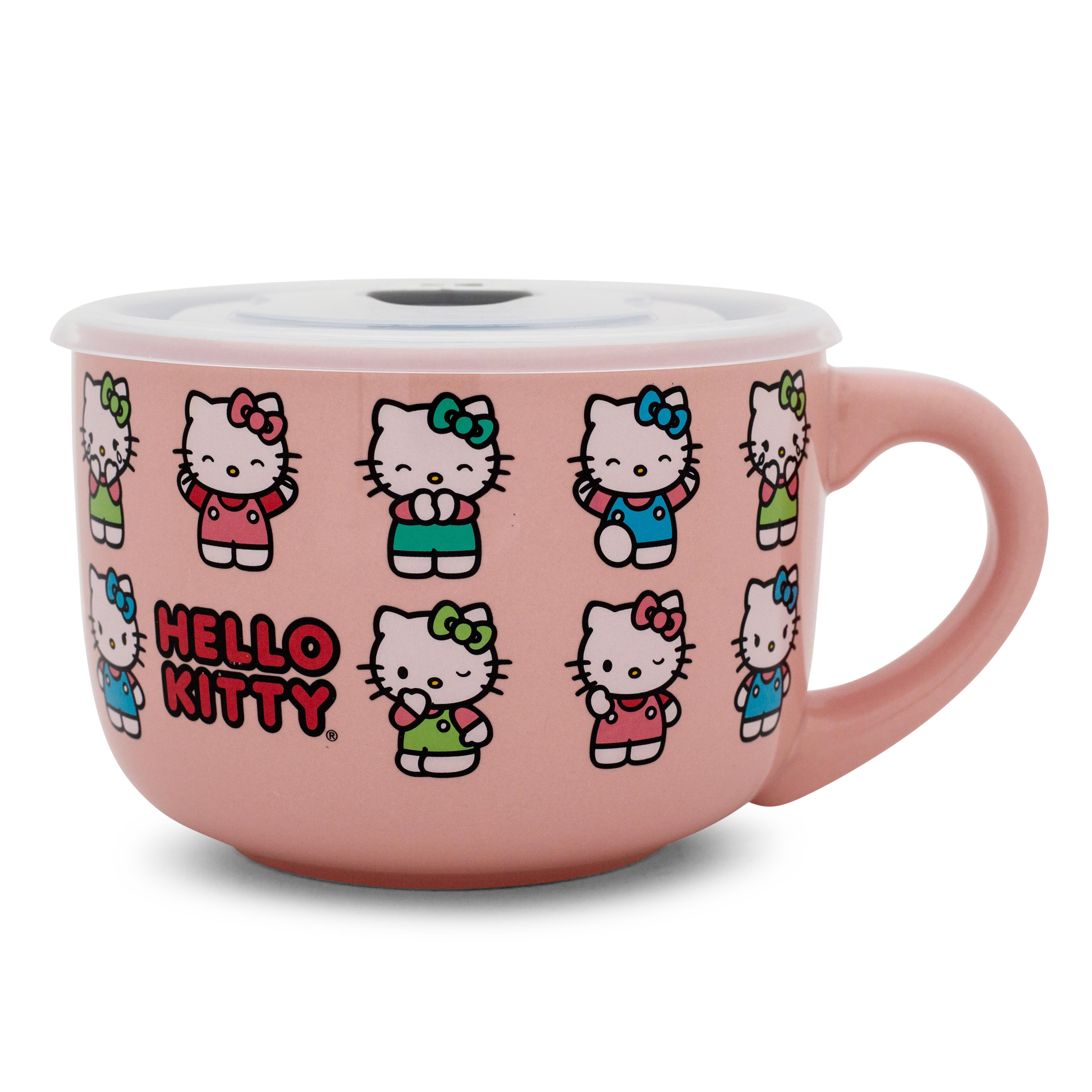 Sanrio Hello Kitty Expressions Ceramic Soup Mug | Holds 24 Ounces