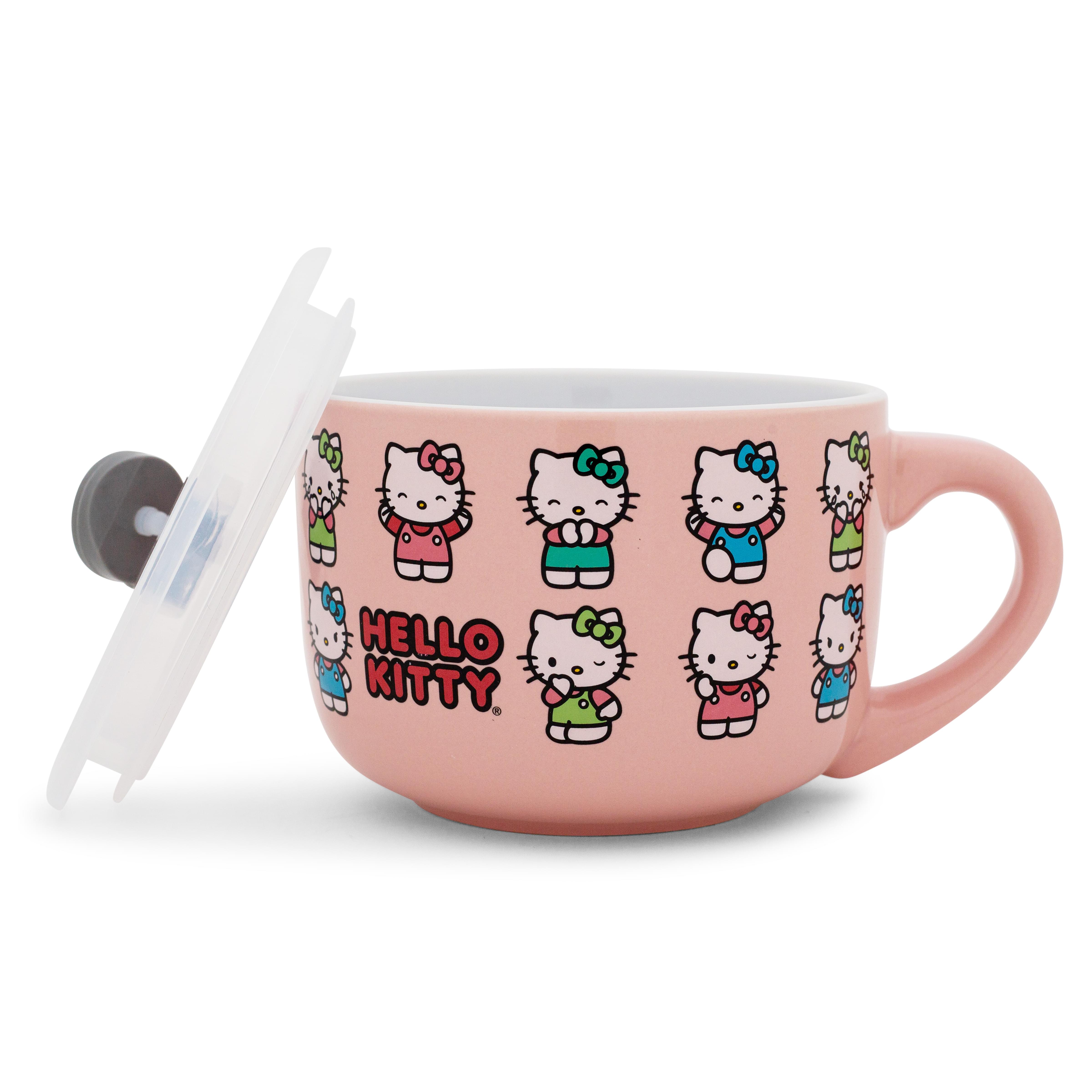 Sanrio Hello Kitty Expressions Ceramic Soup Mug | Holds 24 Ounces