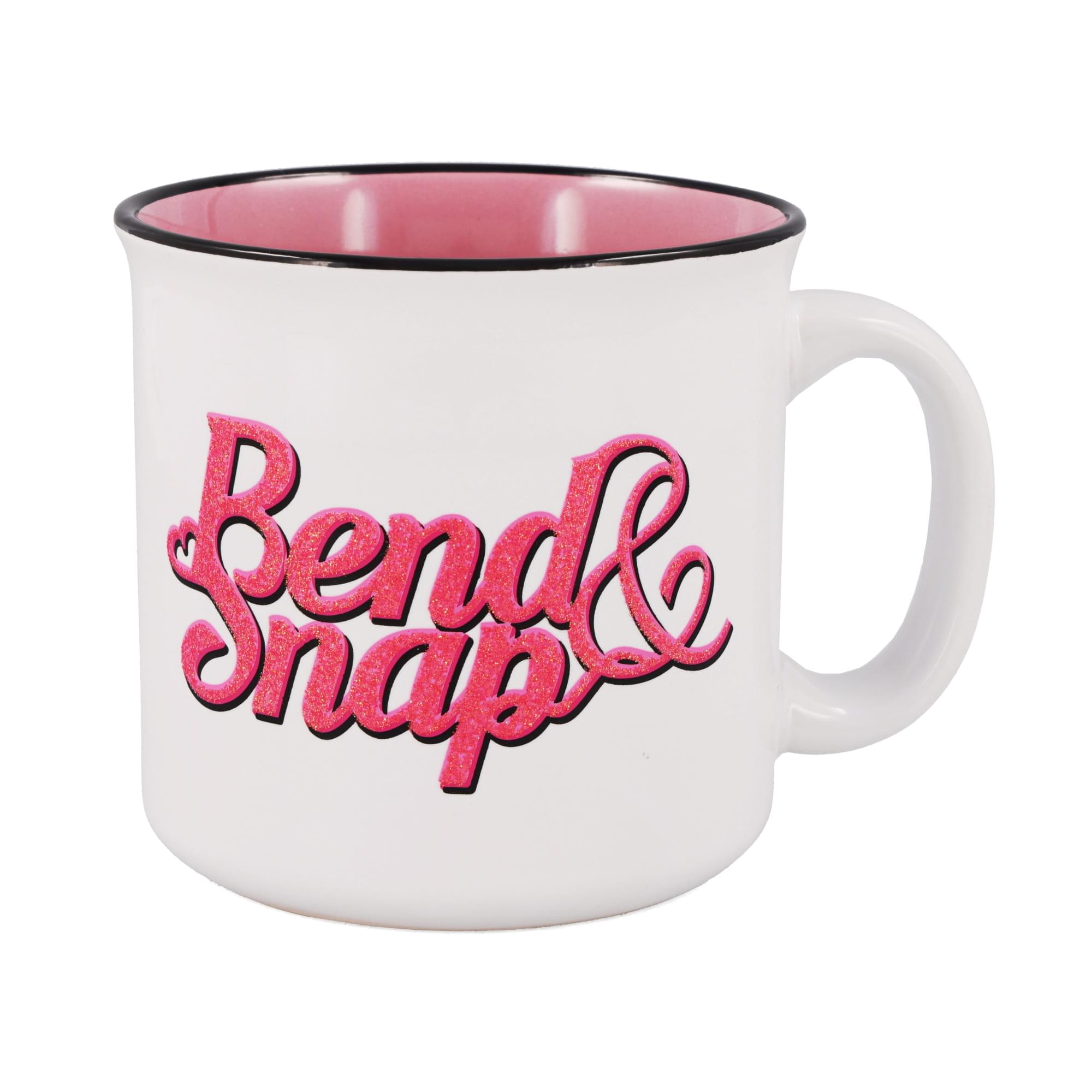 Legally Blonde "Bend and Snap" Ceramic Glitter Camper Mug | Holds 20 Ounces