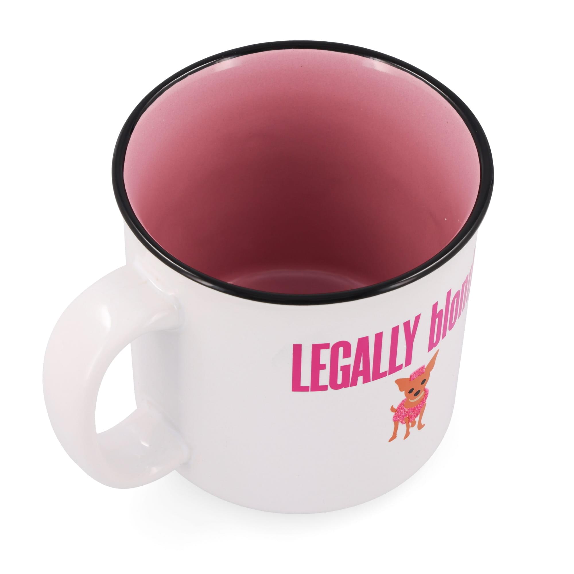 Legally Blonde "Bend and Snap" Ceramic Glitter Camper Mug | Holds 20 Ounces