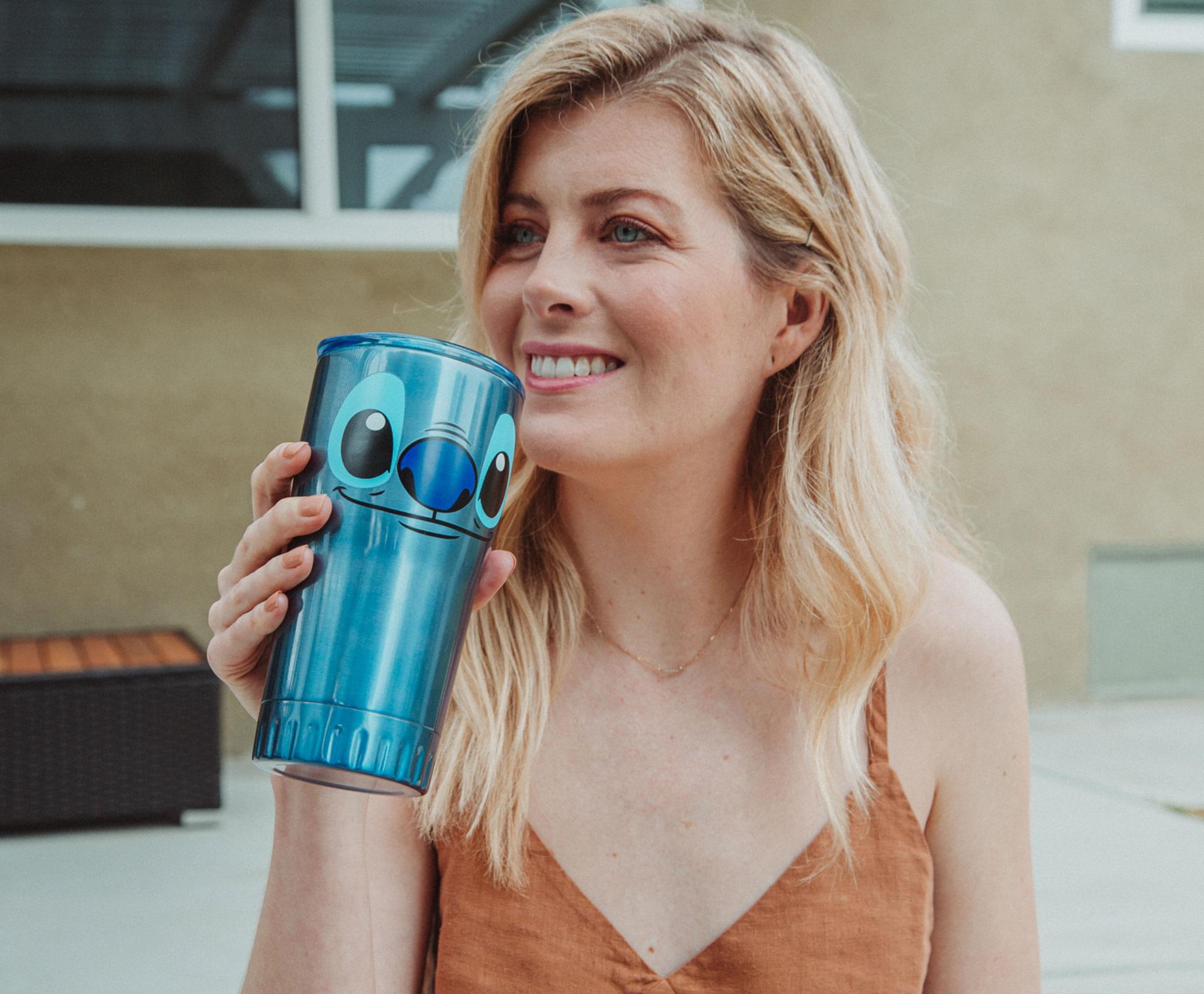 Disney's Lilo & Stitch Face Double-Walled Stainless Steel Tumbler | 20 Ounces