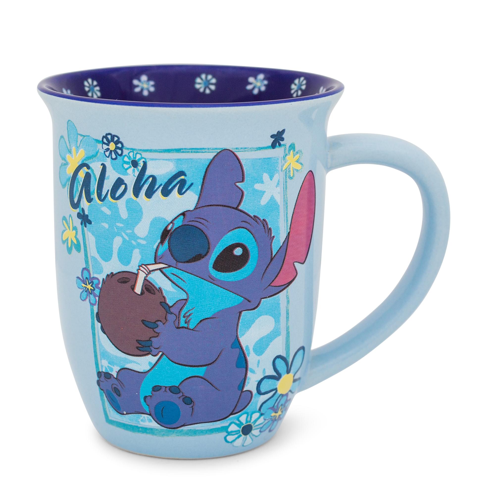 Disney Lilo & Stitch 16 Ounce Wide Rim Ceramic Mug | Free Shipping