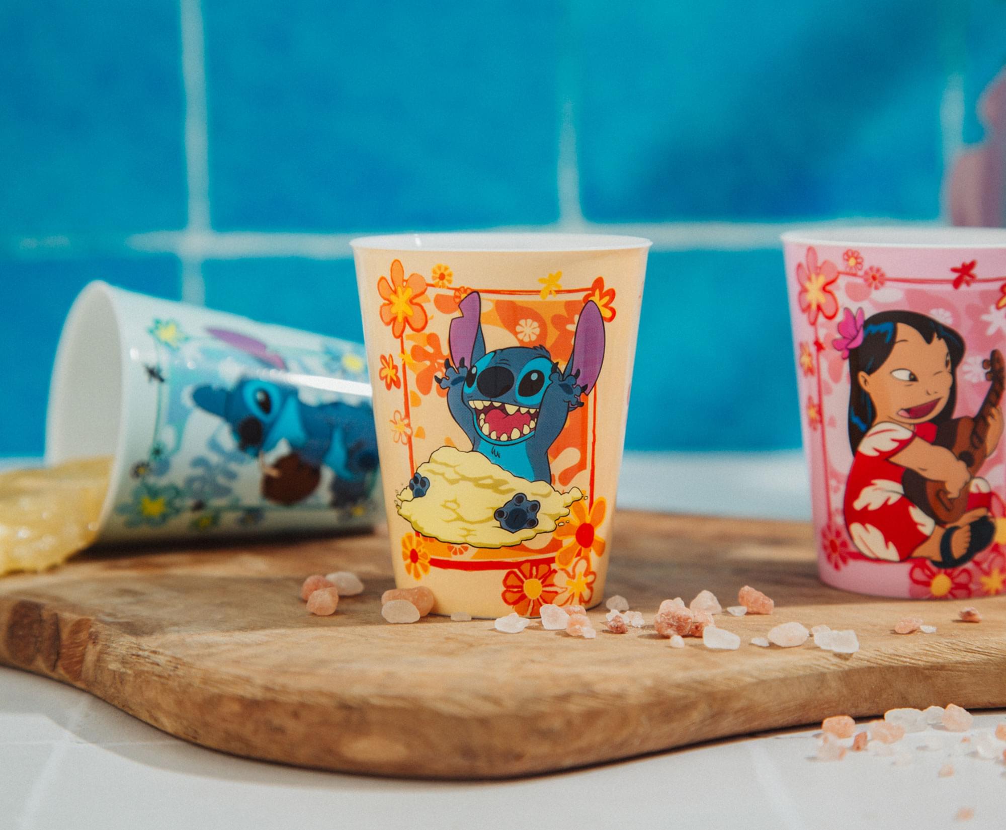 Disney Lilo & Stitch Tropical 2-Ounce Plastic Mini Cups | Set of 4
