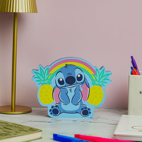 Disney Lilo & Stitch Pineapples Die-Cut Wooden Wall Art | 6 x 8 Inches