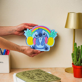 Disney Lilo & Stitch Pineapples Die-Cut Wooden Wall Art | 6 x 8 Inches
