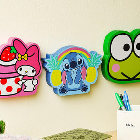 Disney Lilo & Stitch Pineapples Die-Cut Wooden Wall Art | 6 x 8 Inches