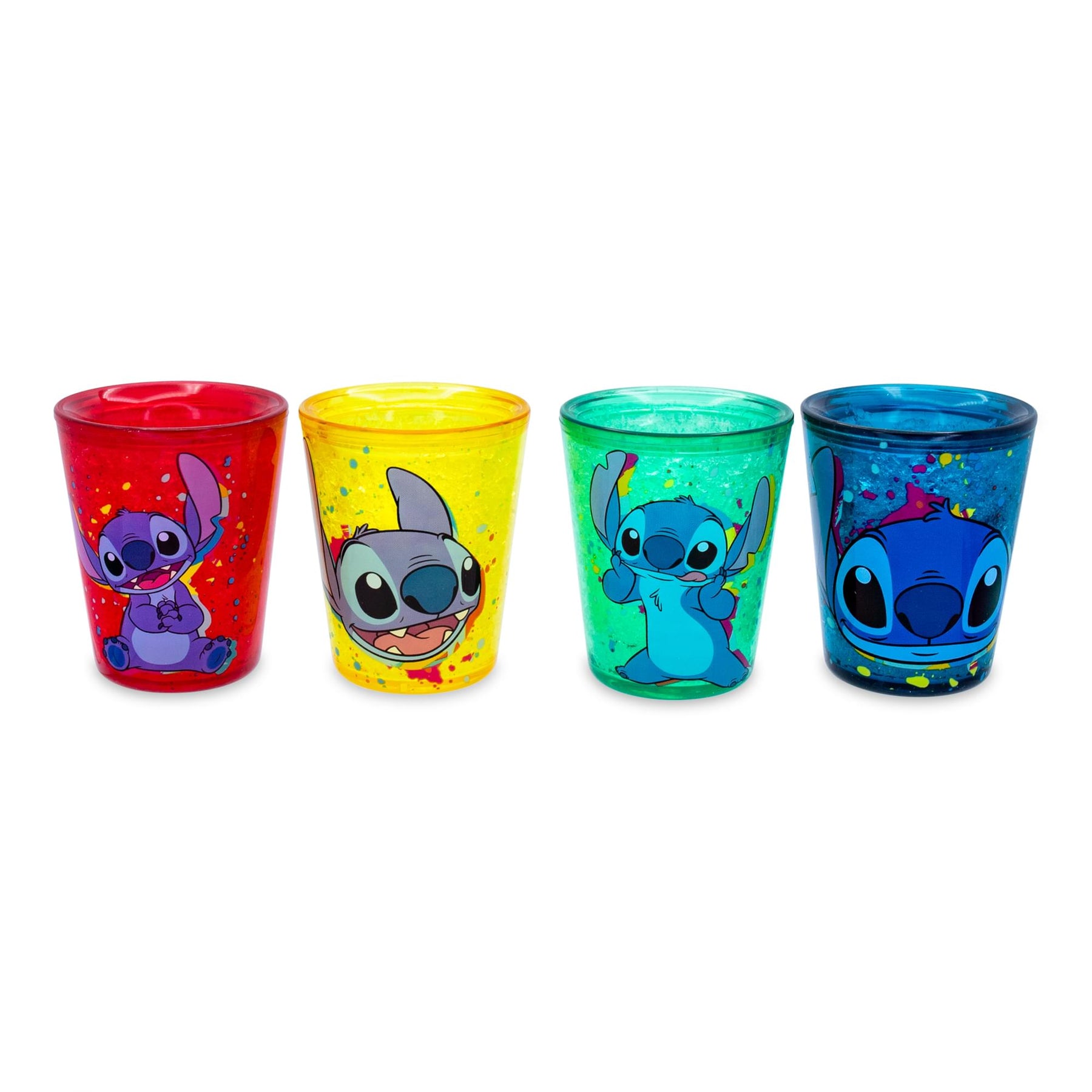 Disney Lilo & Stitch Faces 1.5-Ounce Freeze Gel Mini Cups | Set of 4