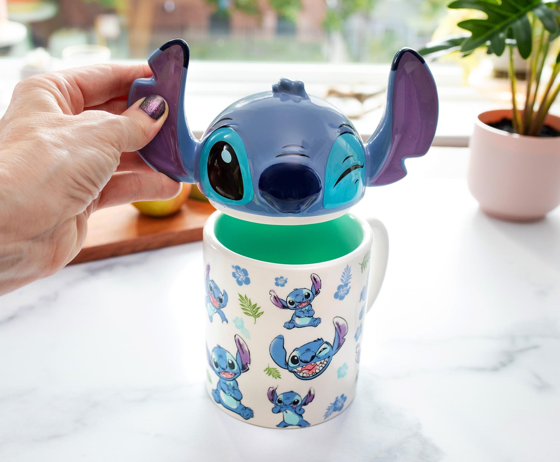 Elite Stitch Keramische Mok 380 Ml - Officiële Disney Stitch Mok Met Print