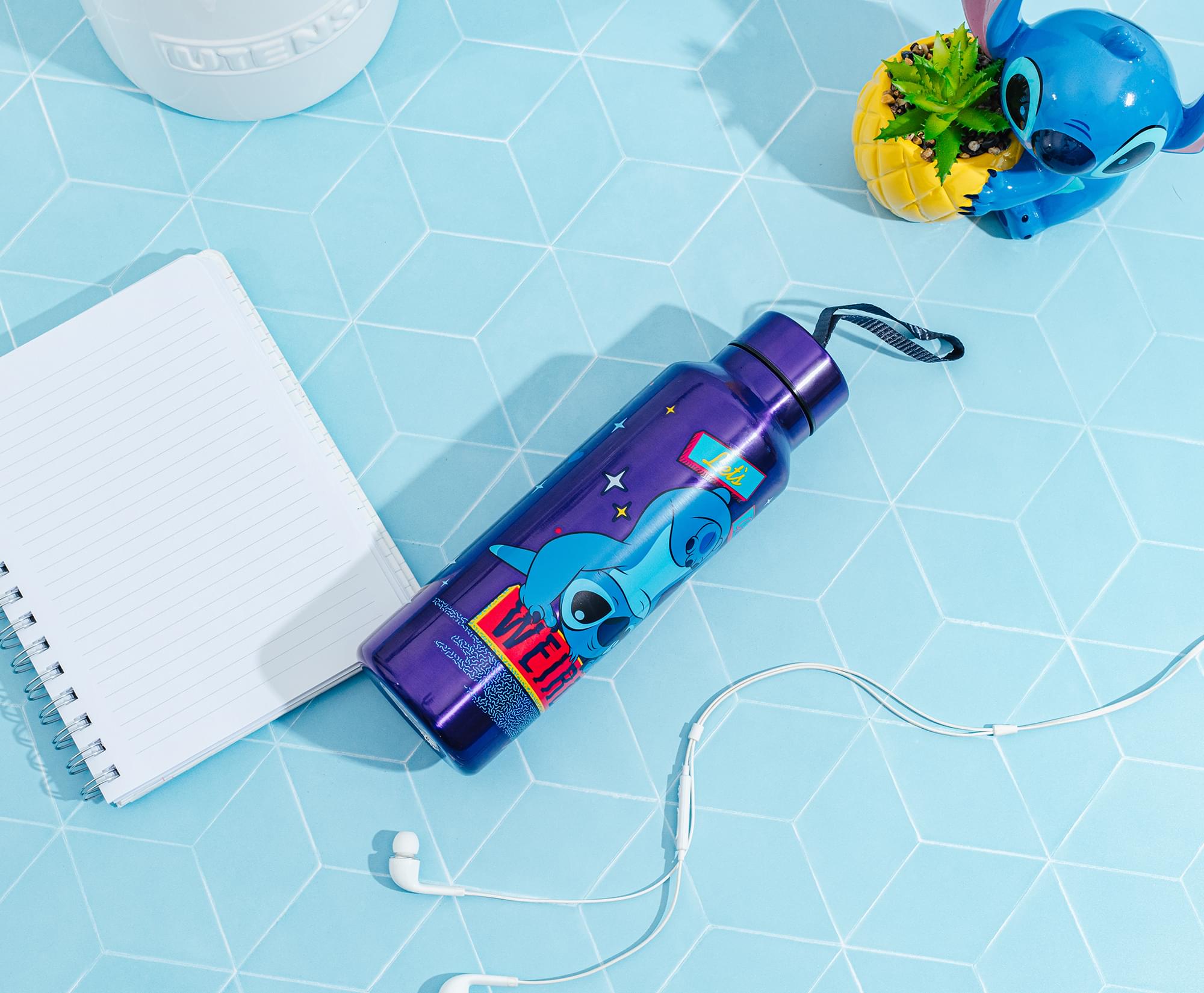 Disney Lilo & Stitch "Let's Get Weird" 27-Ounce Stainless Steel Water Bottle