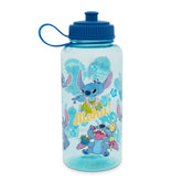 Disney Lilo & Stitch "Stay Weird" Water Bottle With Sports Cap | Holds 34 Ounces