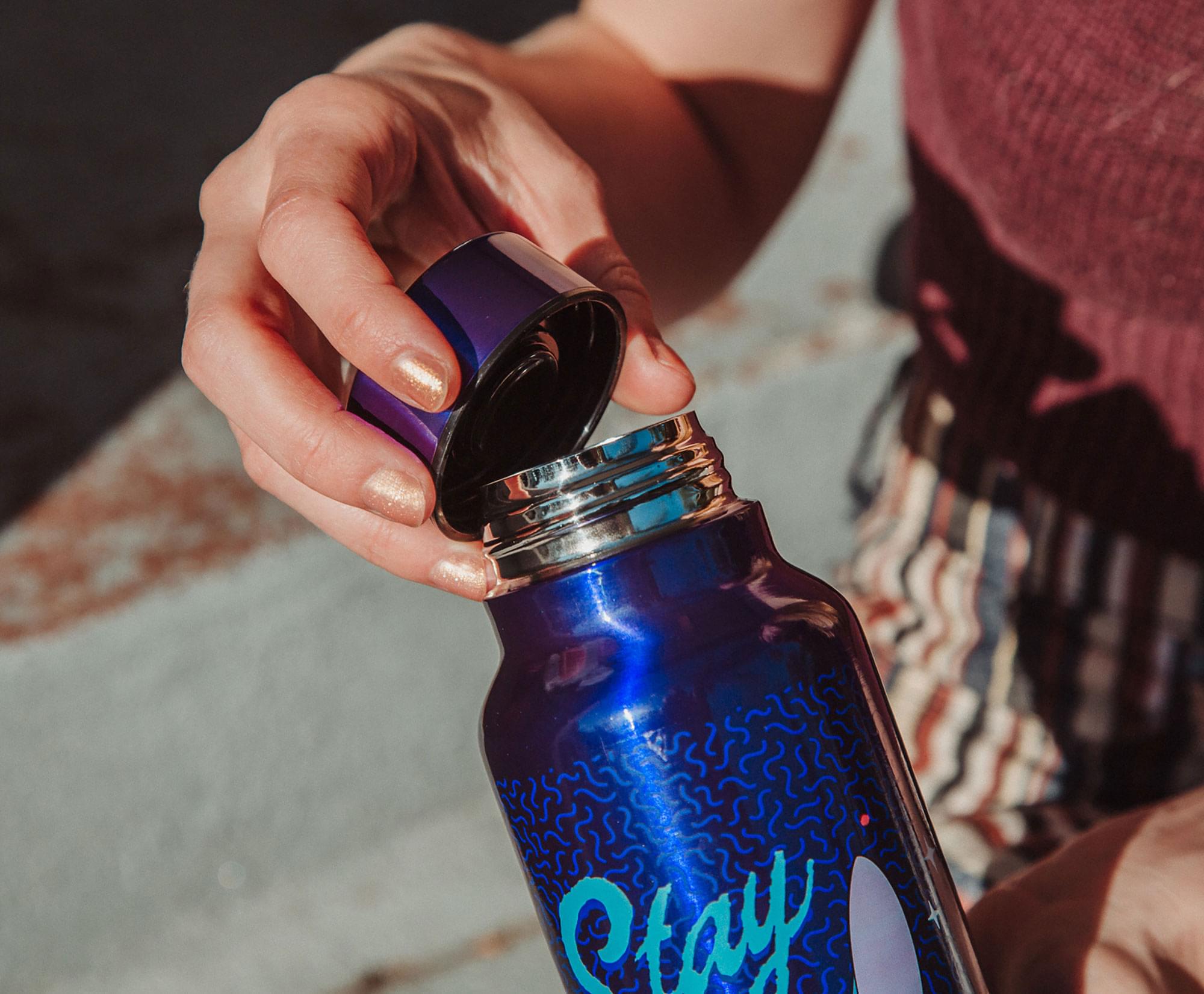 Disney Lilo & Stitch "Stay Weird" Stainless Steel Water Bottle | 27 Ounces