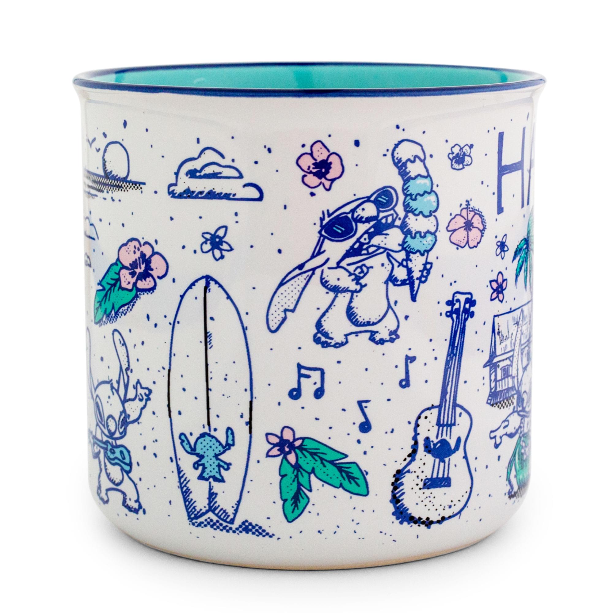 Disney Lilo & Stitch Hawaii Camper Mug | Holds 20 Ounces