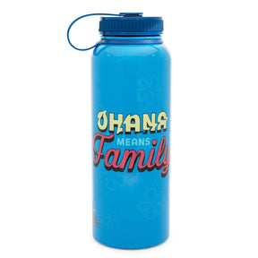Disney Lilo & Stitch "Ohana Means Family" 42-Ounce Stainless Steel Water Bottle