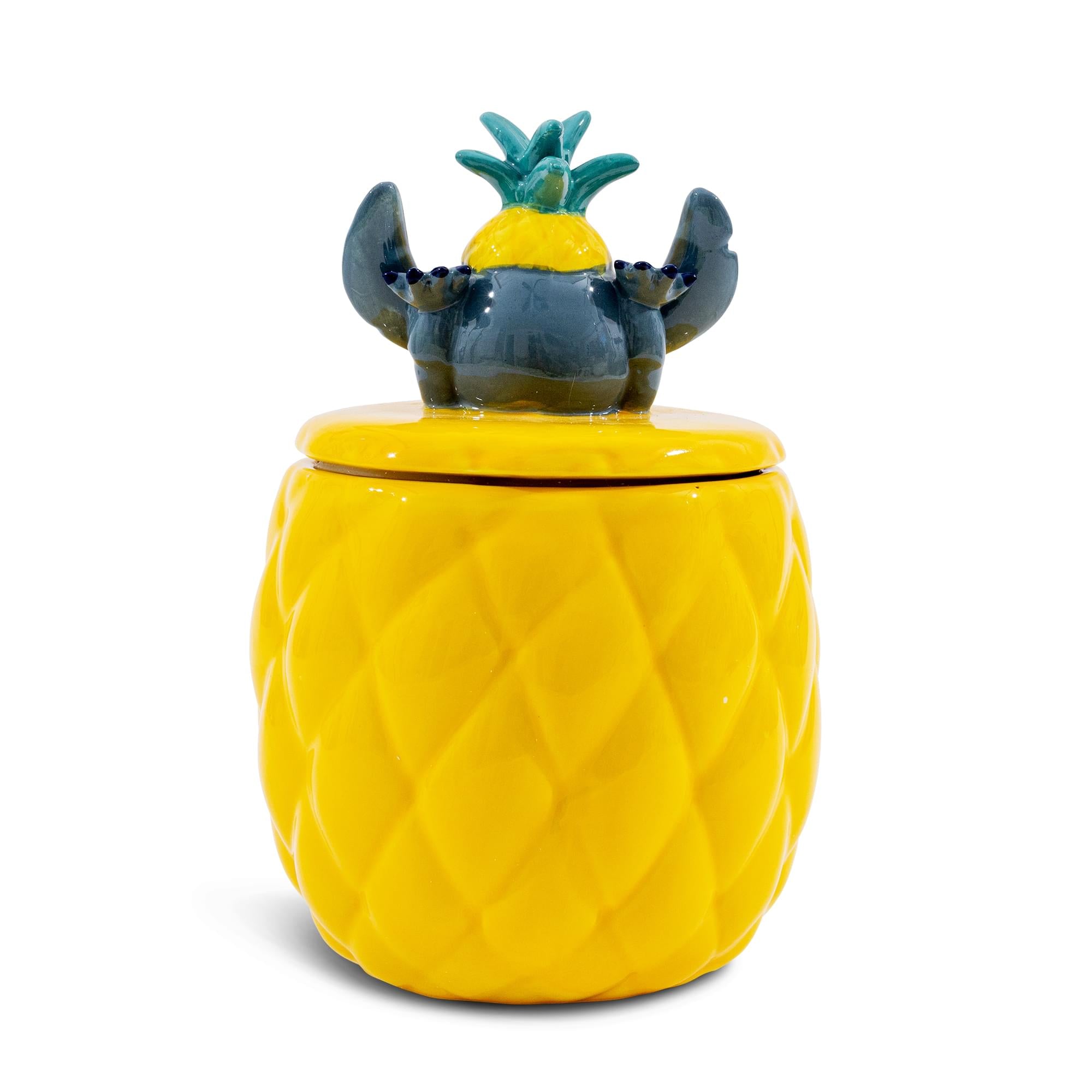 Disney Lilo & Stitch Pineapple 8-Inch Sculpted Ceramic Snack Jar