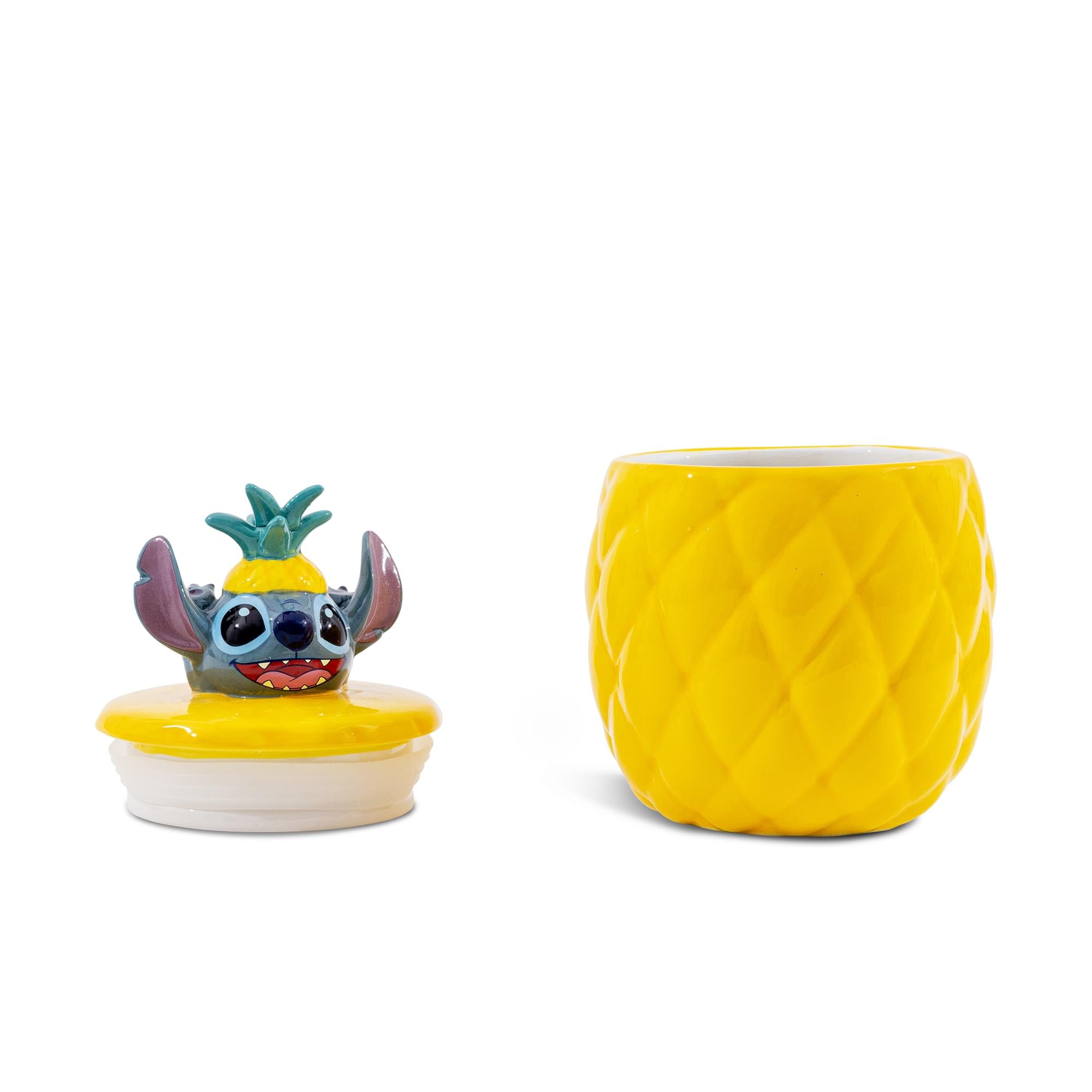 Disney Lilo & Stitch Pineapple 8-Inch Sculpted Ceramic Snack Jar