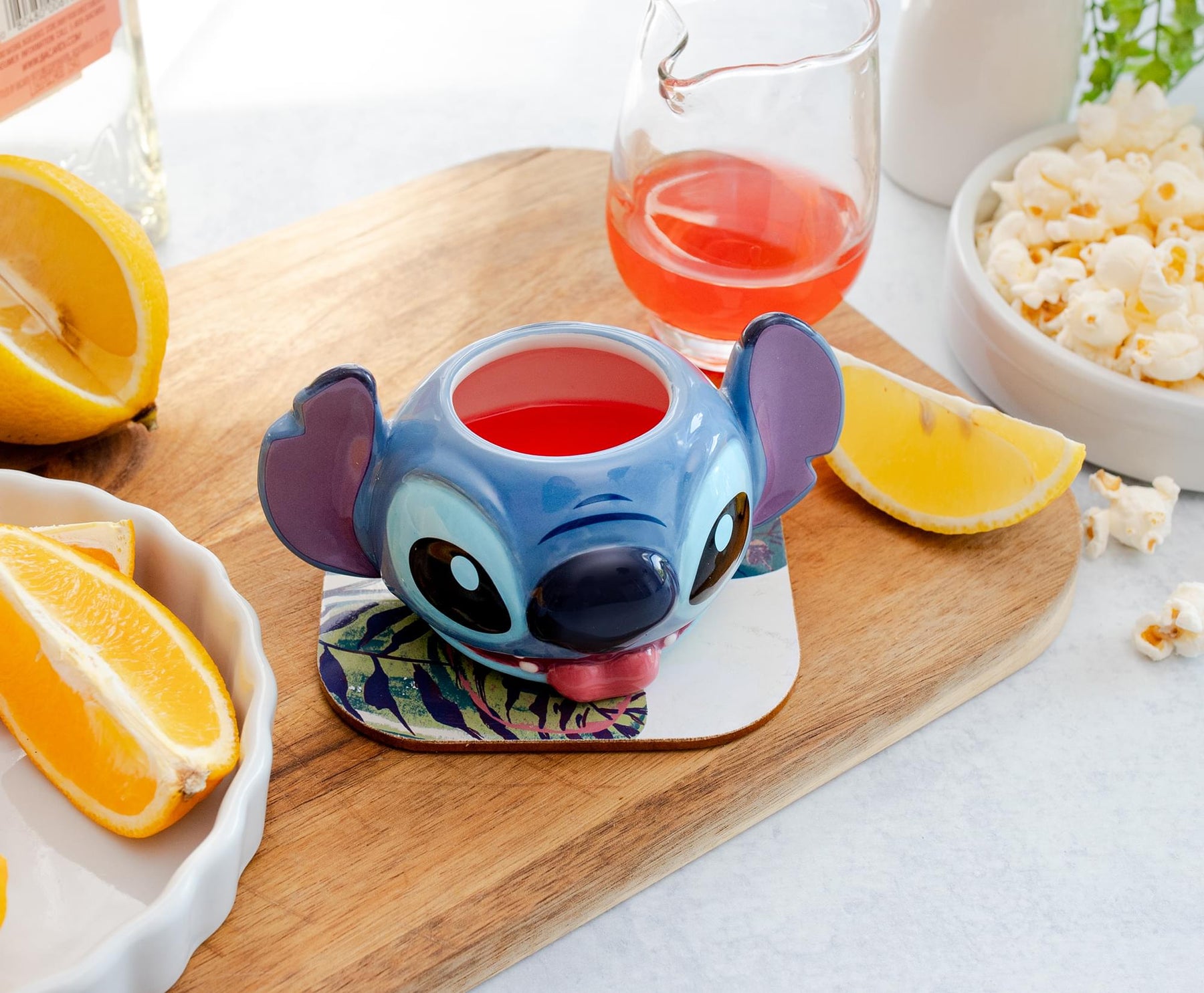 Feld Entertainment Disney Pixar Stitch Plastic Lidded Souvenir Cup