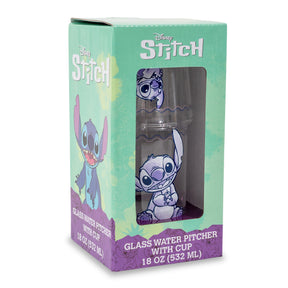 Disney Lilo & Stitch 18-Ounce Glass Pitcher and 8-Ounce Cup