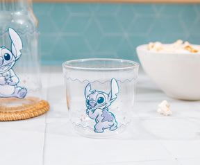 Disney Lilo & Stitch 18-Ounce Glass Pitcher and 8-Ounce Cup