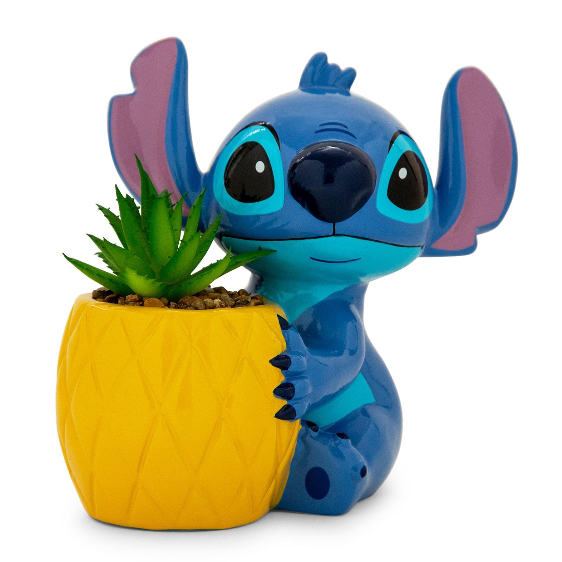 Disney Lilo & Stitch Pineapple 6-Inch Planter With Artificial Succulent