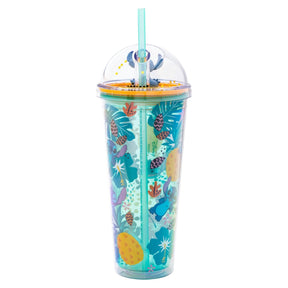 Disney Lilo & Stitch Aloha 24oz Dome Top Travel Tumbler With Straw