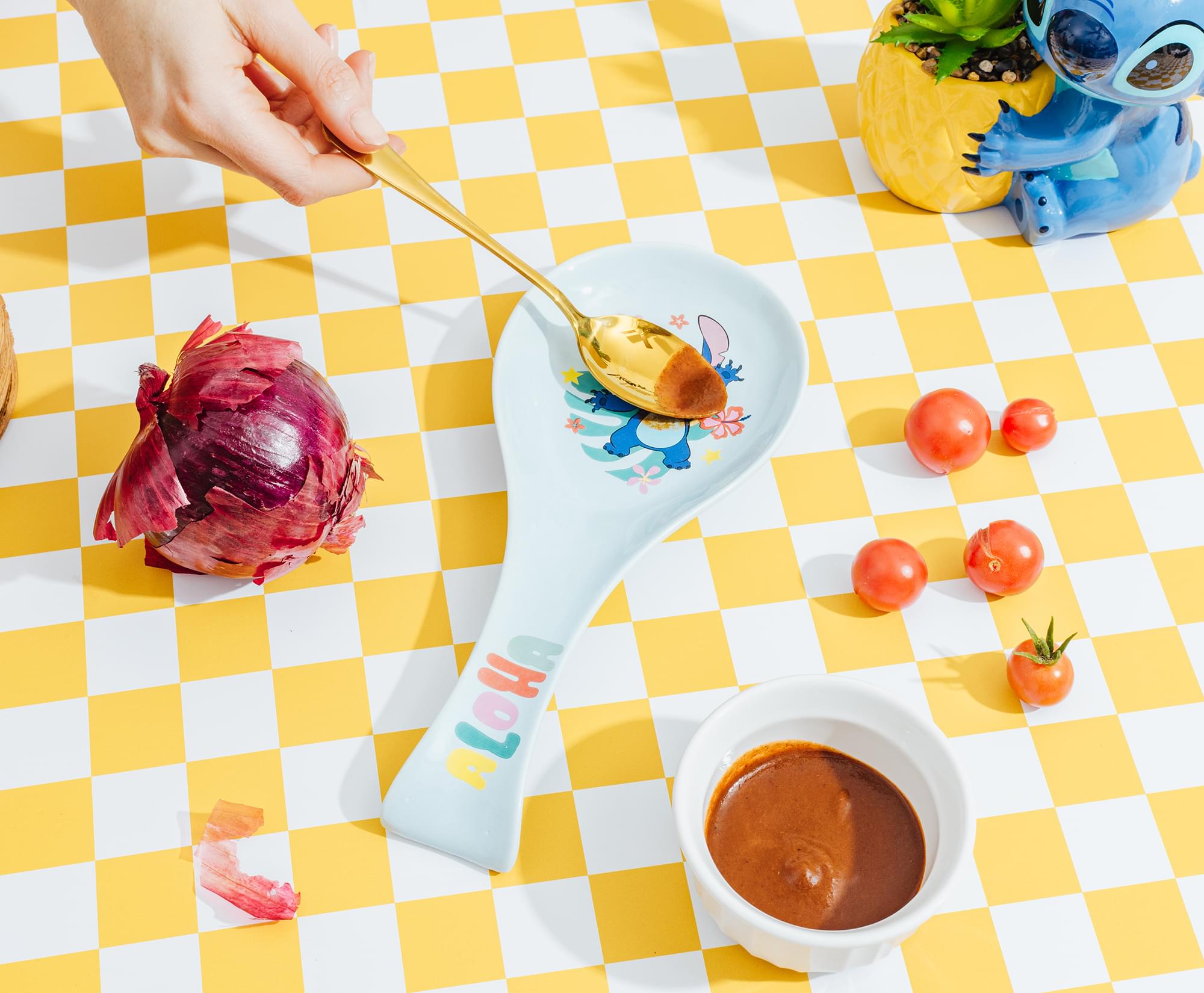 Disney Lilo & Stitch "Aloha" Ceramic Spoon Rest