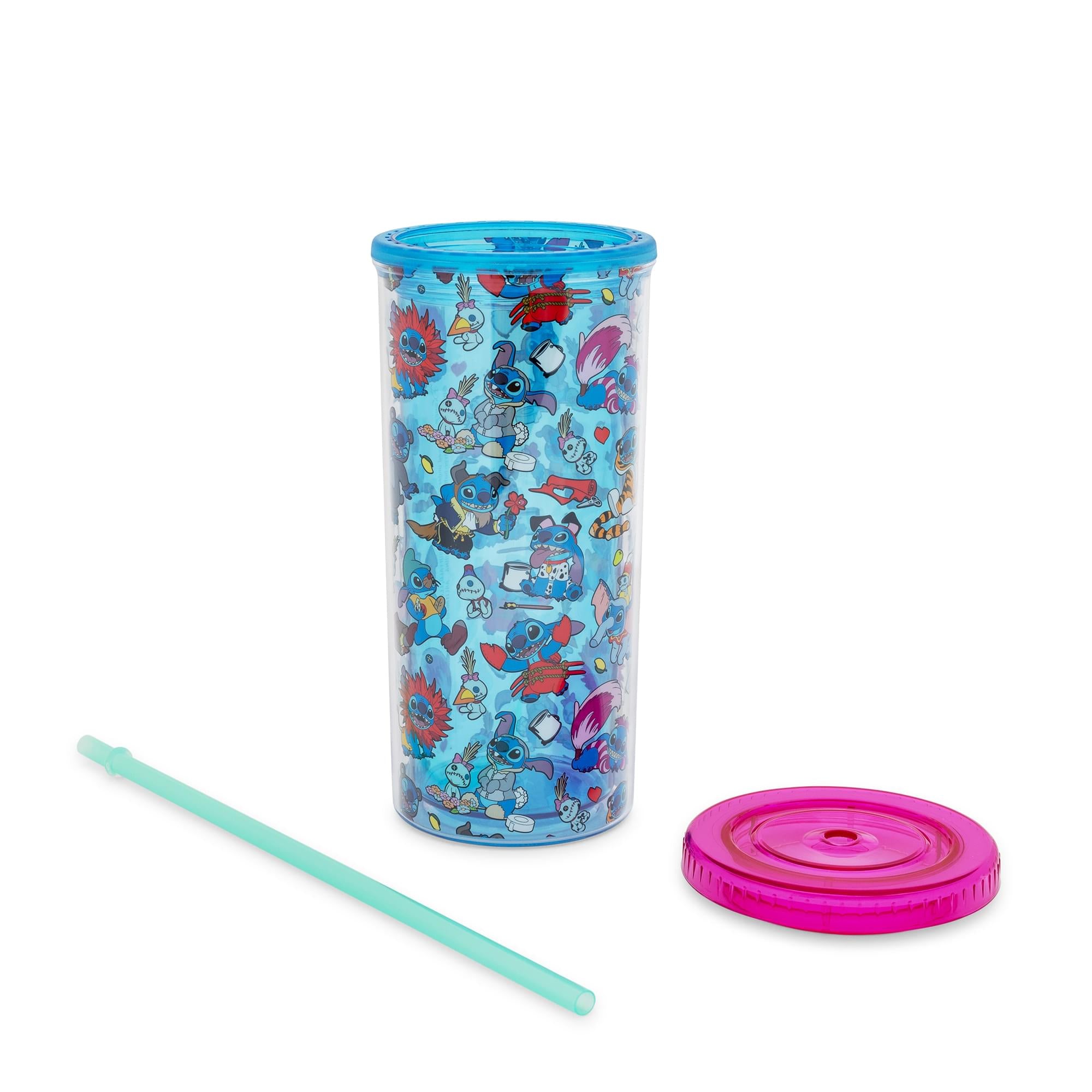 Disney Lilo & Stitch Costumes 20-Ounce Carnival Cup With Lid and Straw