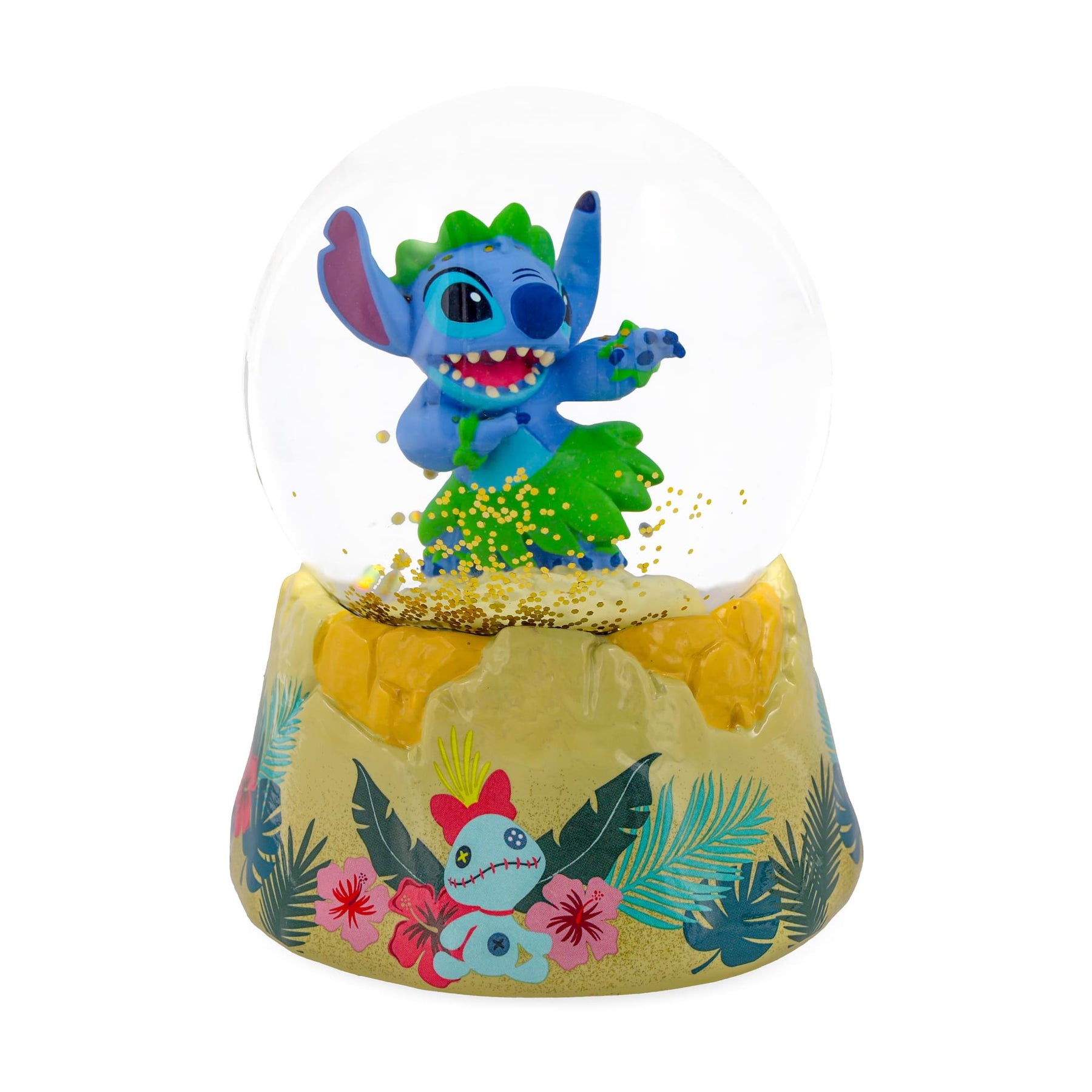 Disney Lilo & Stitch Hula Dancing Snow Globe | 6 Inches Tall