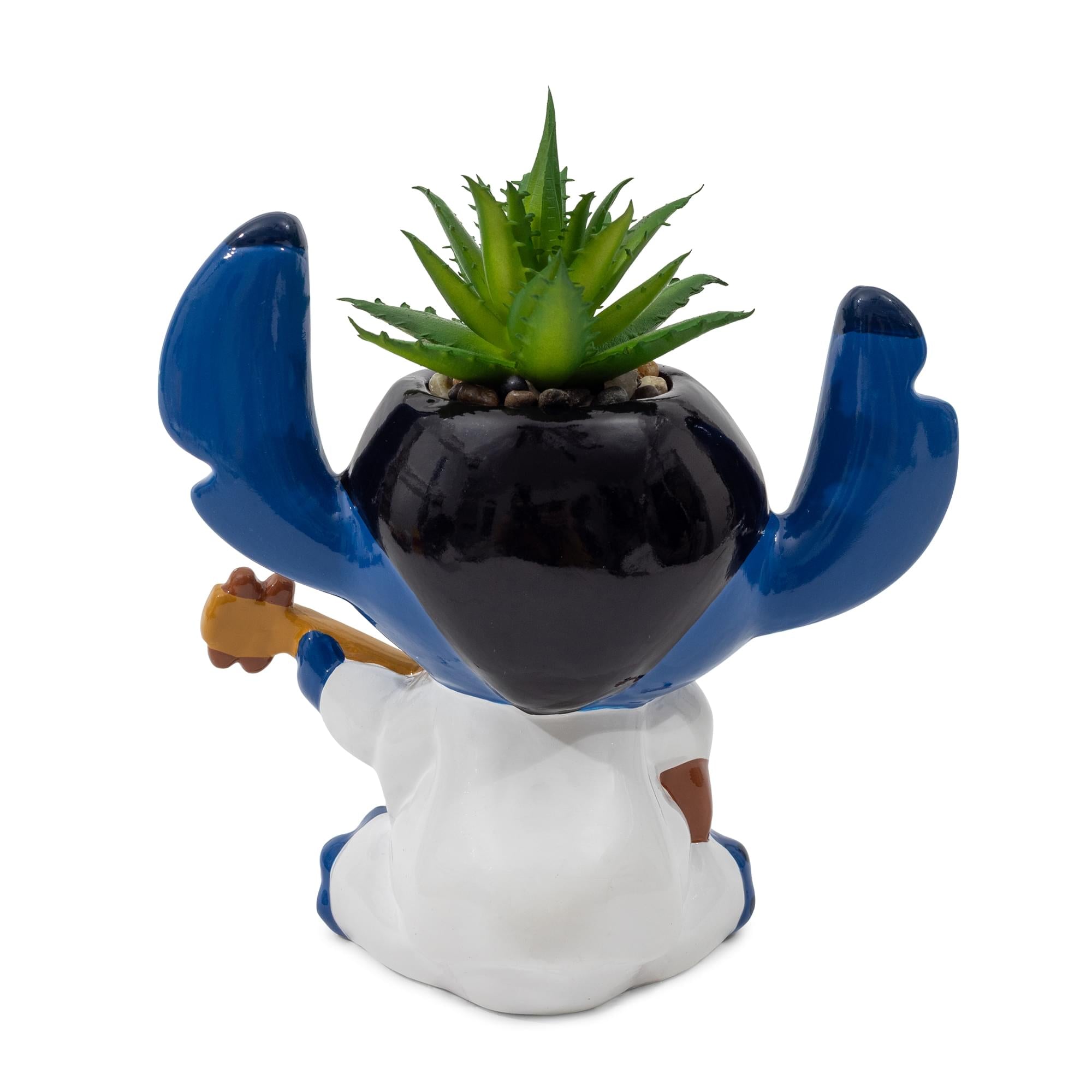 Disney Lilo & Stitch Elvis 6-Inch Ceramic Mini Planter With Artificial Succulent