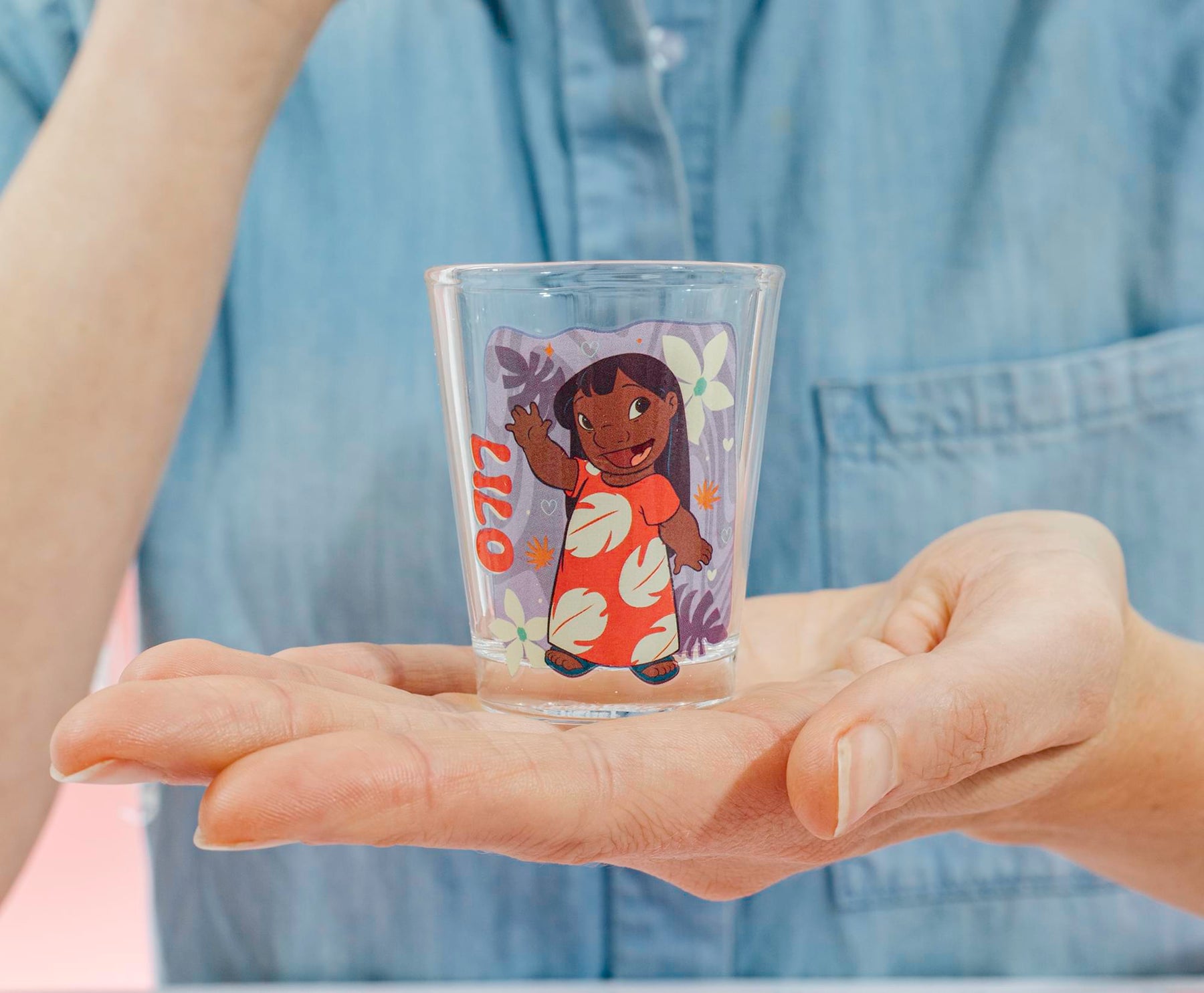 Disney Lilo & Stitch Tropical Characters 2-Ounce Mini Shot Glasses | Set of 4