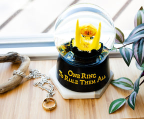 The Lord Of The Rings Eye of Sauron Light-Up Snow Globe  | 6 Inches Tall