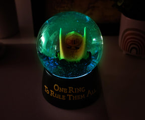The Lord Of The Rings Eye of Sauron Light-Up Snow Globe  | 6 Inches Tall