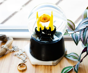 The Lord Of The Rings Eye of Sauron Light-Up Snow Globe  | 6 Inches Tall
