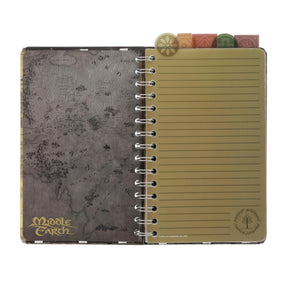 The Lord Of The Rings Map Of Middle-earth 5-Tab Spiral Notebook With 75 Sheets