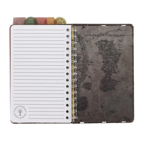 The Lord Of The Rings Map Of Middle-earth 5-Tab Spiral Notebook With 75 Sheets