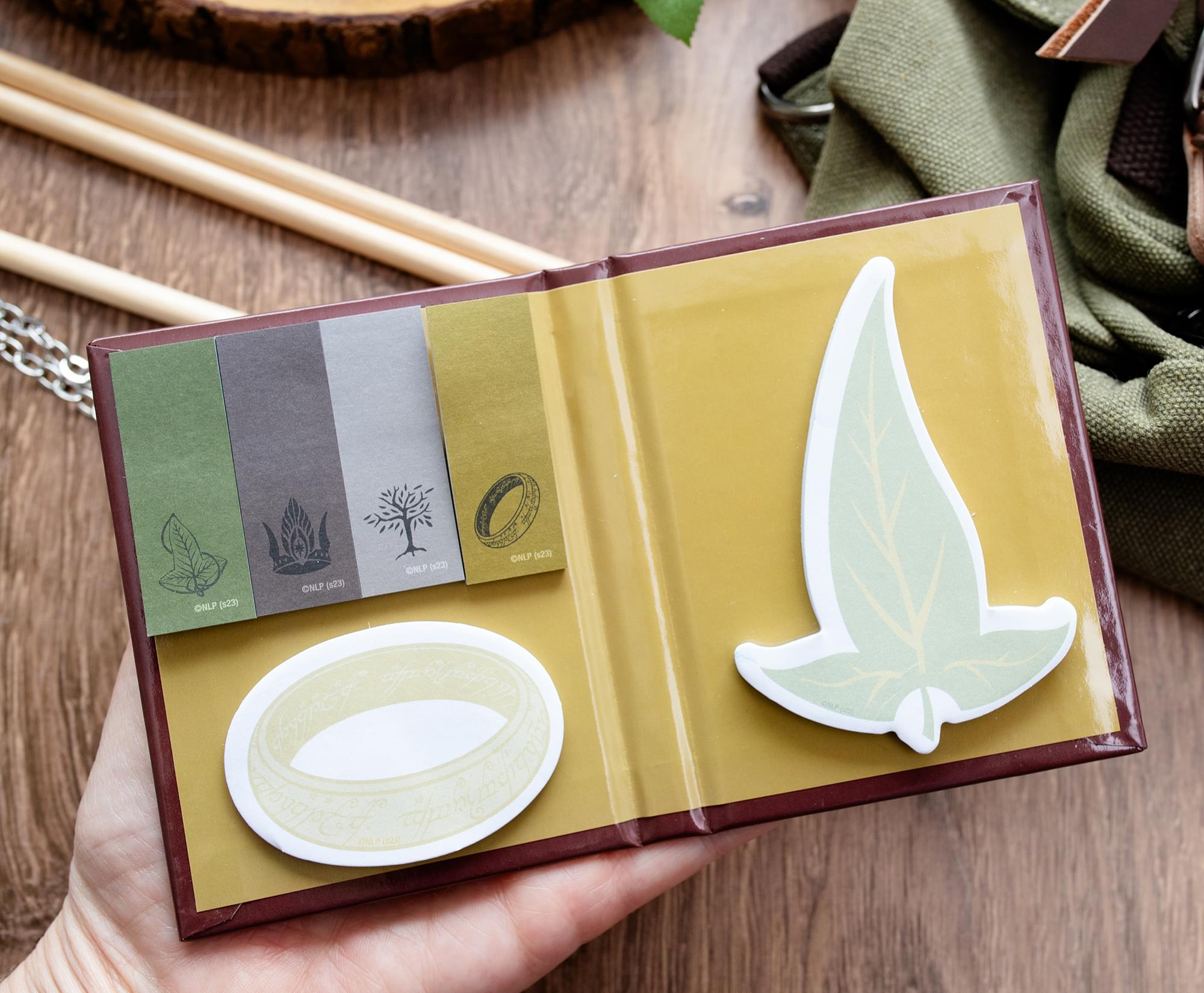 The Lord Of The Rings Gondor and Elven Text Sticky Note and Tab Box Set