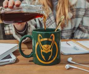 Marvel Studios Loki Foil Embossed Ceramic Mug | Holds 20 Ounces