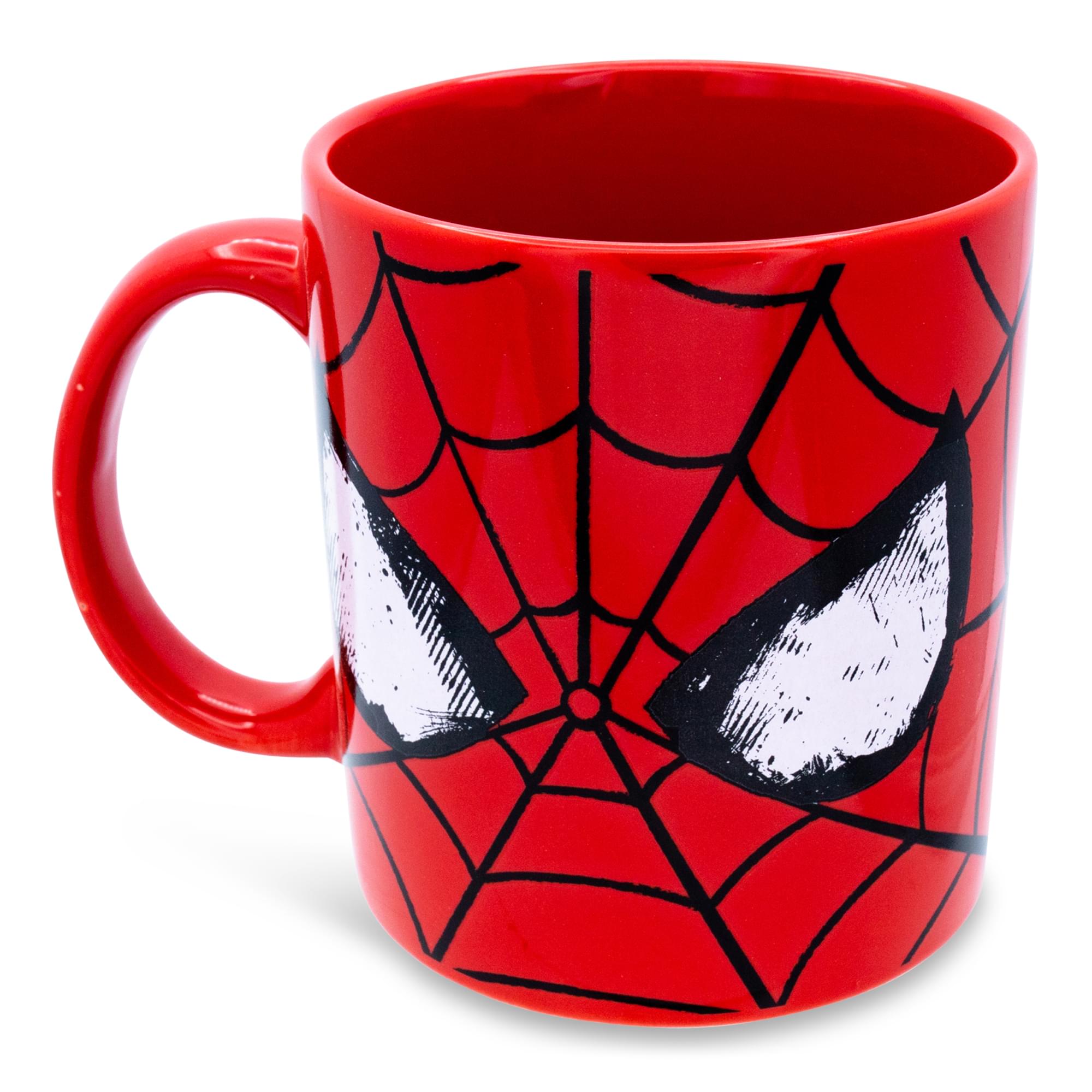 Marvel Comics Spider-Man Classic Mask Ceramic Mug | Holds 20 Ounces