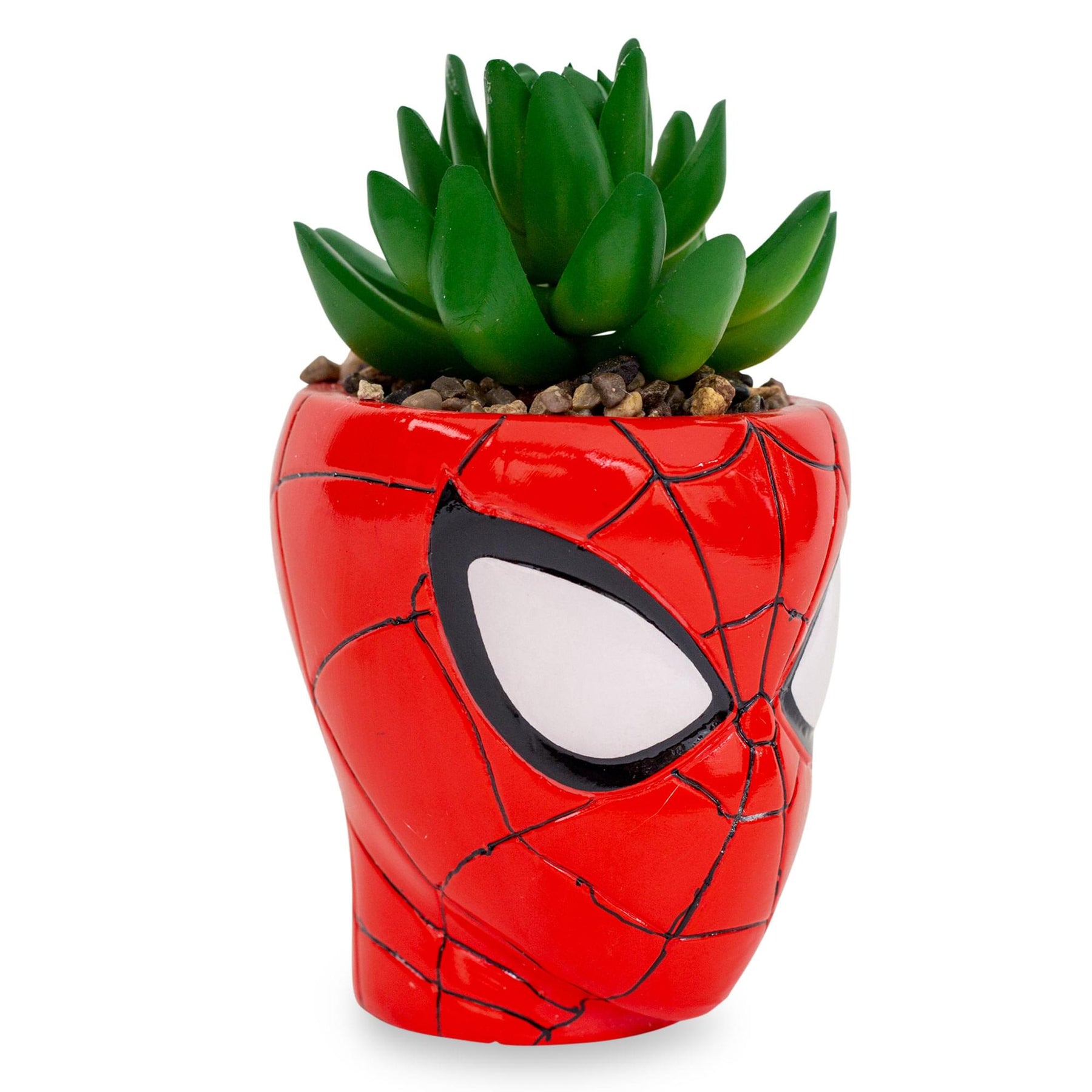 Marvel Comics Spider-Man 3-Inch Ceramic Mini Planter With Artificial Succulent