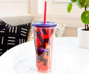 Marvel Comics Spider-Man Carnival Cup With Lid And Straw | Holds 20 Ounces