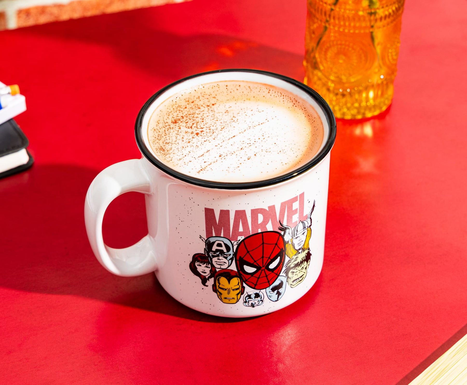 Marvel Comics Super Heroes Group 20-Ounce Ceramic Camper Mug