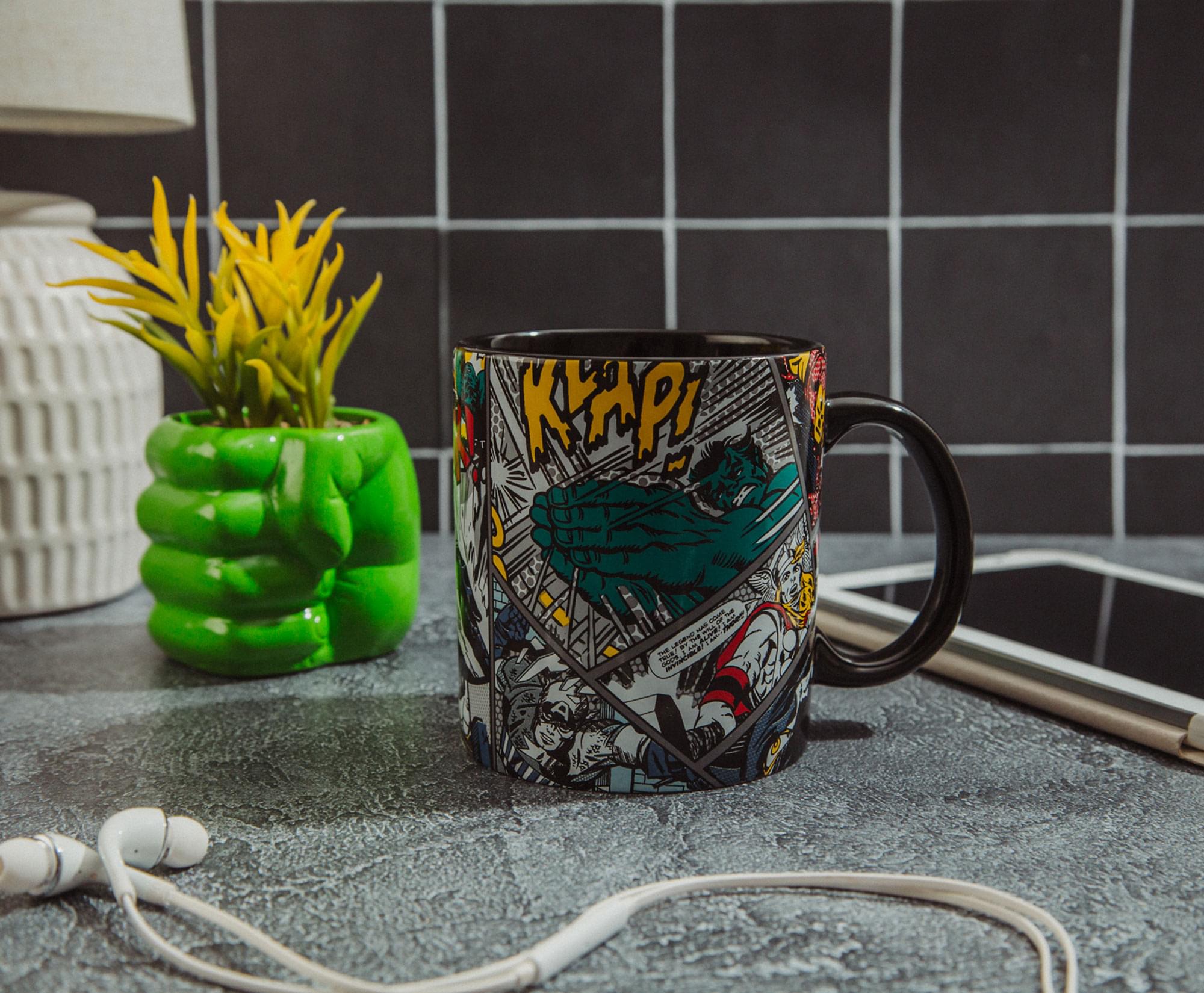 Marvel Comics Panels Ceramic Mug | Holds 20 Ounces