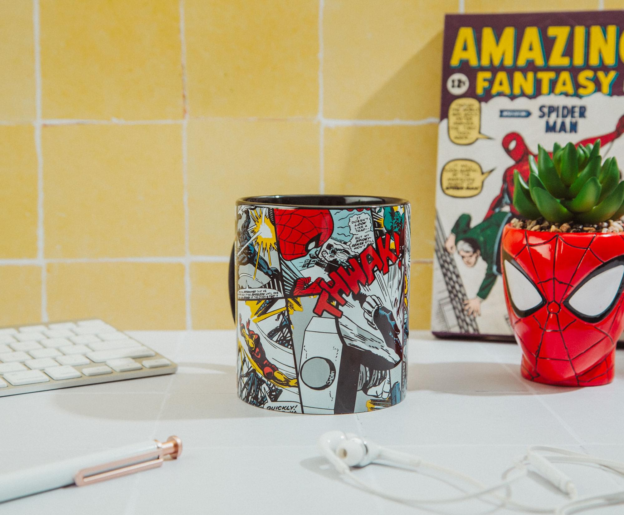 Marvel Comics Panels Ceramic Mug | Holds 20 Ounces