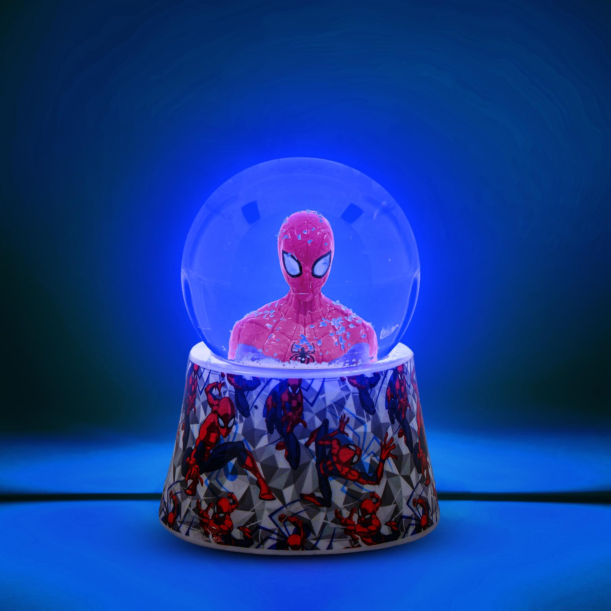 Marvel Spider-Man 3-Inch Mini Light-Up Snow Globe