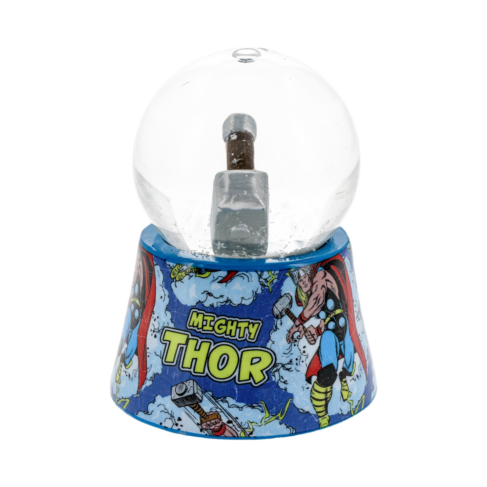 Marvel Thor's Hammer Mjolnir 3-Inch Mini Light-Up Snow Globe