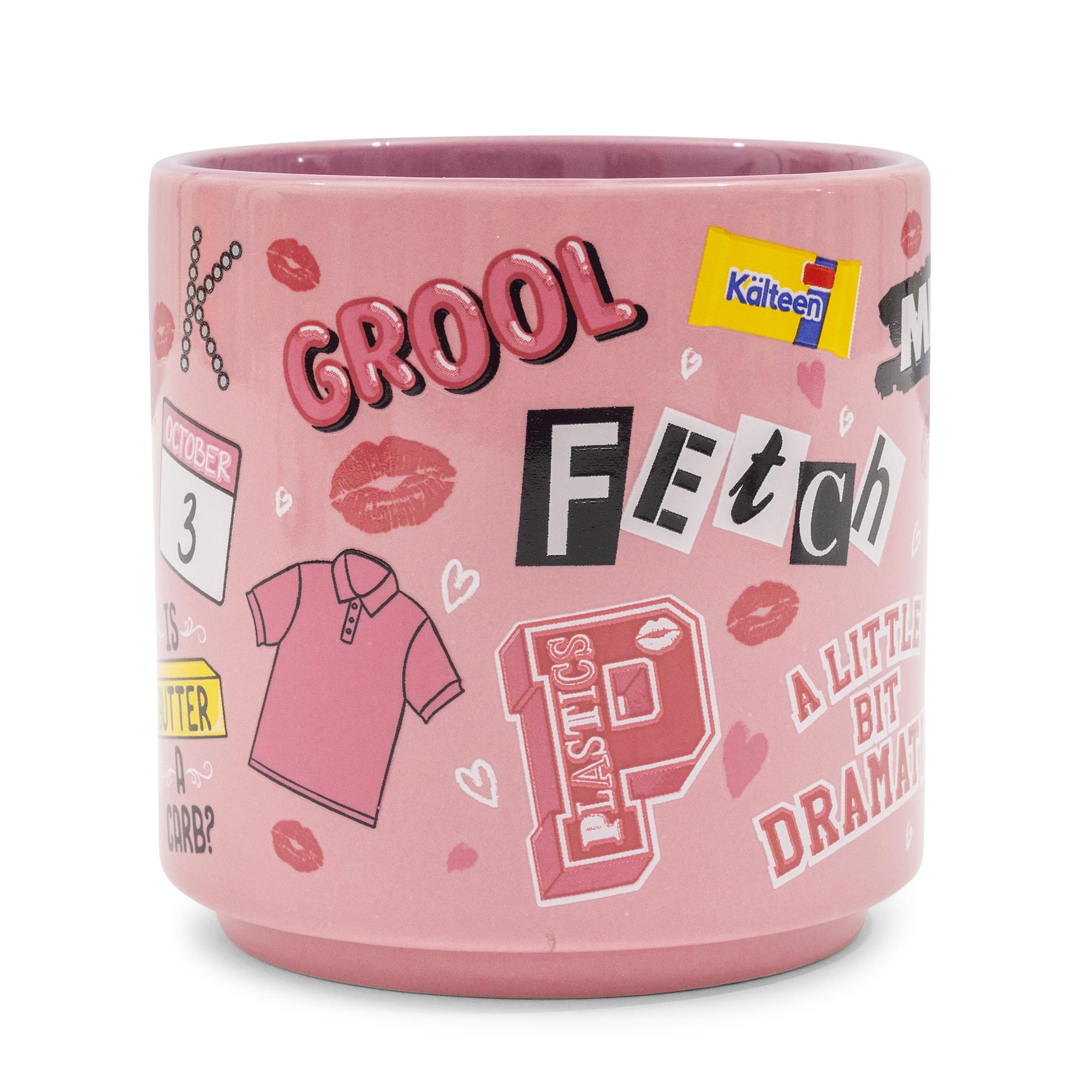 Mean Girls Icons Pink Ceramic Mug | Holds 13 Ounces