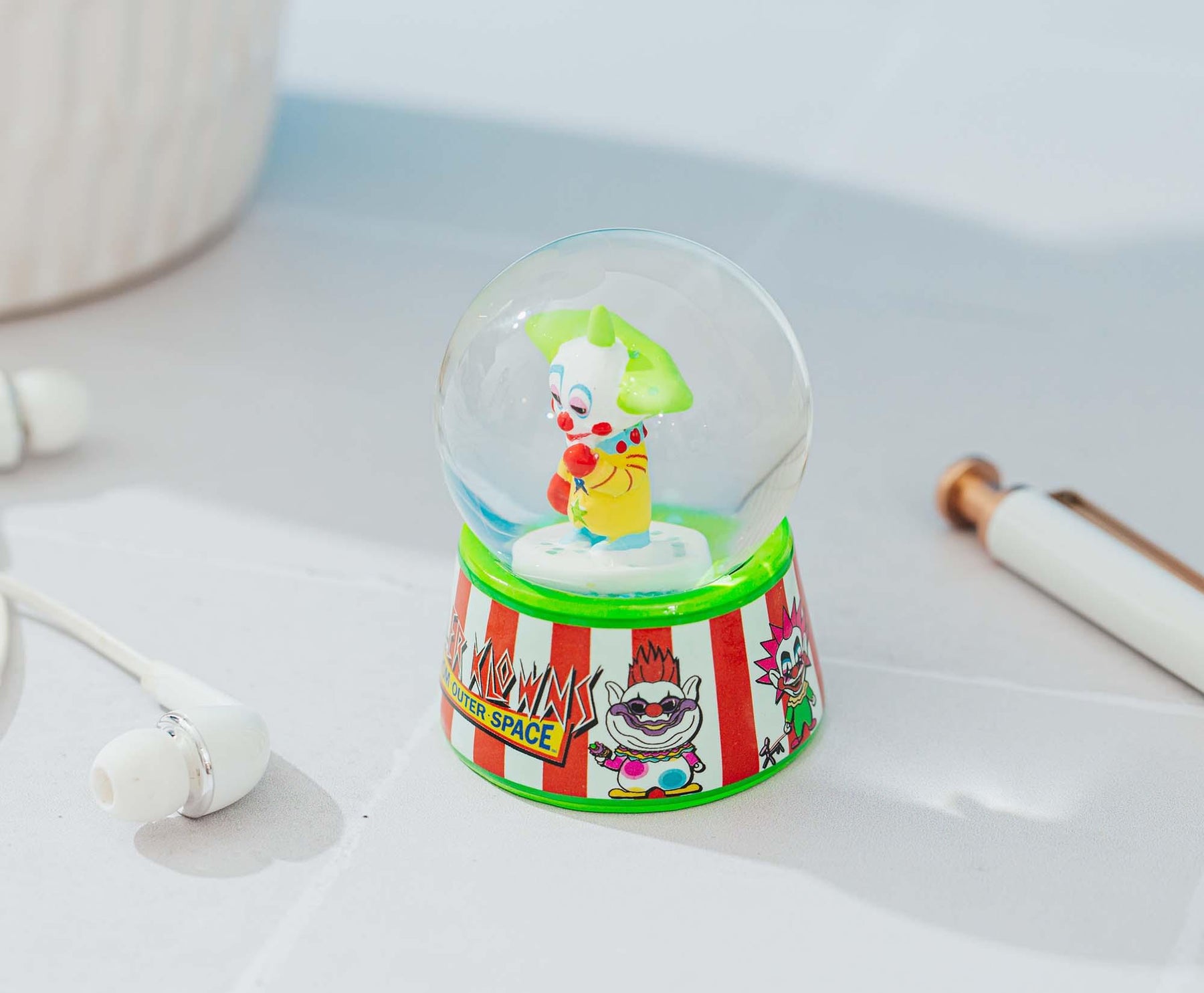 Killer Klowns From Outer Space Shorty Mini Snow Globe | 3 Inches Tall