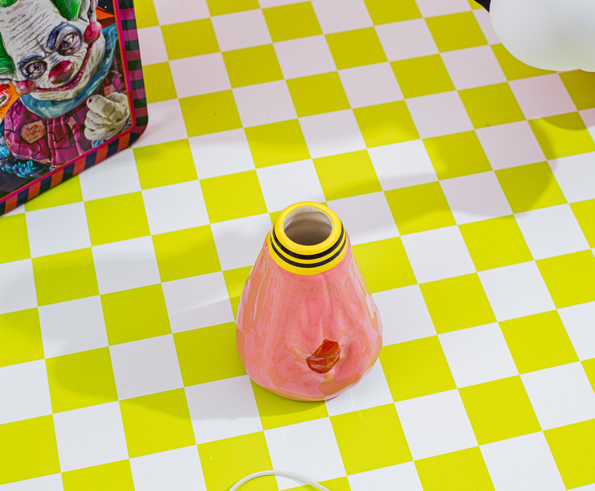 Killer Klowns From Outer Space Cotton Candy Cocoon Sculpted Ceramic Shot Glass