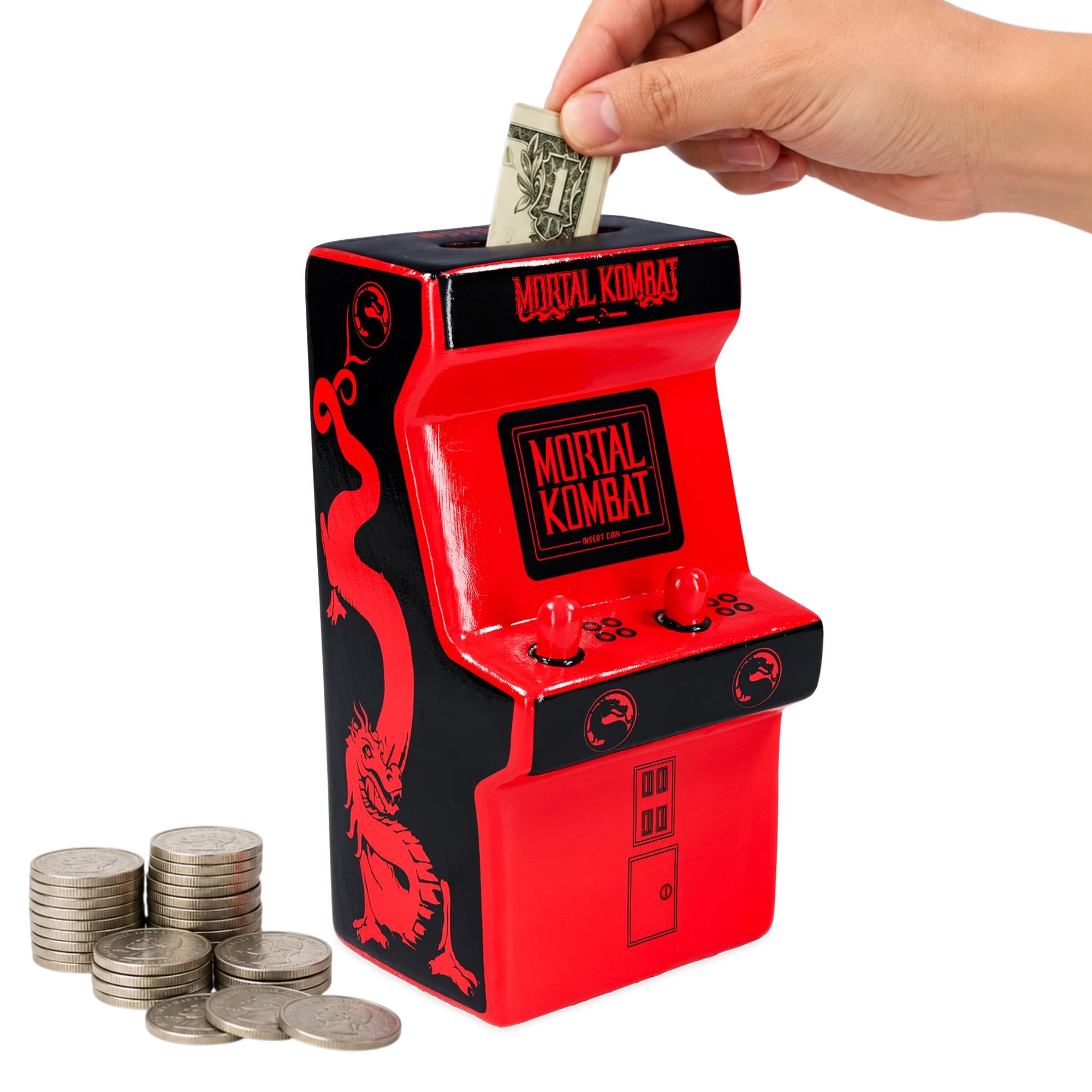 Mortal Kombat Classic Arcade 6-Inch Ceramic Coin Bank