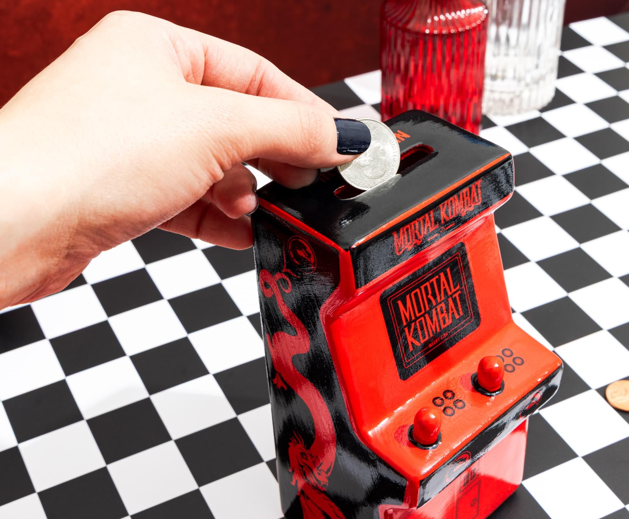 Mortal Kombat Classic Arcade 6-Inch Ceramic Coin Bank